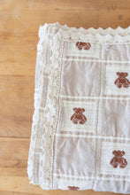 Load image into Gallery viewer, NEW GRAIN TEDDY PATCHWORK BLANKET || CRIB
