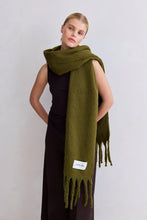 Load image into Gallery viewer, THE REYKJAVIK SCARF 100% RECYCLED || SEA KELP