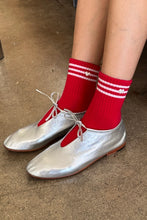 Load image into Gallery viewer, LE BON SHOPPE EMBROIDERED GIRLFRIEND SOCKS || SCARLETT + HEART