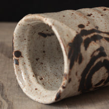 Load image into Gallery viewer, WILD CLAY HOURGLASS TEACUP GRANITE GLAZE