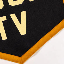 Load image into Gallery viewer, OXFORD PENNANT BLOWUP YOUR TV CAMP FLAG || JOHN PRINE