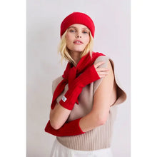 Load image into Gallery viewer, MERINO WOOL TRIANGLE SCARF || FLAMING RED