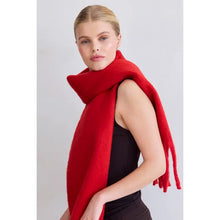 Load image into Gallery viewer, THE STOCKHOLM SCARF - 100% RECYCLED || CRIMSON RED