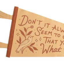 Load image into Gallery viewer, OXFORD PENNANT JONI MITCHELL BIG YELLOW TAXI PENNANT