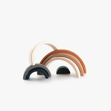 Load image into Gallery viewer, SABO CONCEPT WOODEN RAINBOW STACKING TOY
