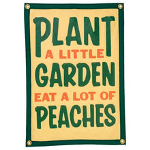 Load image into Gallery viewer, OXFORD PENNANT PLANT A LITTLE GARDEN EAT A LOT OF PEACHES || JOHN PRINE