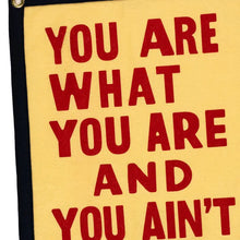 Load image into Gallery viewer, OXFORD PENNANT YOU ARE WHAT YOU ARE CAMP FLAG || JOHN PRINE