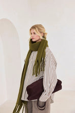 Load image into Gallery viewer, THE REYKJAVIK SCARF 100% RECYCLED || SEA KELP