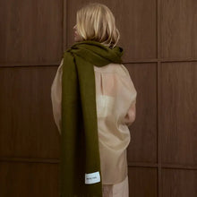 Load image into Gallery viewer, THE REYKJAVIK SCARF 100% RECYCLED || SEA KELP