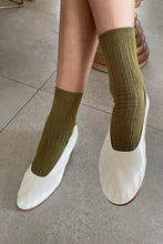Load image into Gallery viewer, LE BON SHOPPE HER SOCKS || PESTO