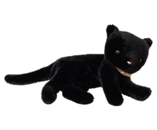 Load image into Gallery viewer, PREORDER - MAILEG SLEEPING KITTEN PLUSH, MEDIUM || BLACK