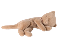 Load image into Gallery viewer, MAILEG Sleeping kitten plush, Small - Peach