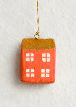 Load image into Gallery viewer, PAPER MACHE HOUSE ORNAMENT