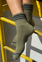 Load image into Gallery viewer, LE BON SHOPPE GIRLFRIEND SOCKS || SAGE