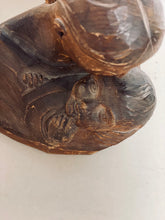 Load image into Gallery viewer, VINTAGE WOMAN AND CHILD CARVED SCULPTURE