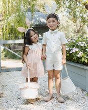 Load image into Gallery viewer, SALE - NORALEE EASTER BASKET STRIPE SEERSUCKER