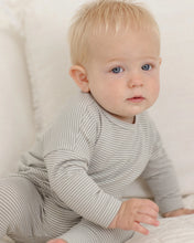 Load image into Gallery viewer, QUINCY MAE Drawstring Pant Sage Micro Stripe