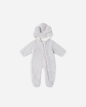 Load image into Gallery viewer, SALE - QUINCY MAE Bear Jumpsuit - Frost