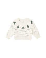 Load image into Gallery viewer, RYLEE + CRU FAIR ISLE SWEATER || TREES