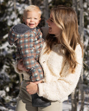 Load image into Gallery viewer, RYLEE & CRU CEDAR PUFFER SUIT MIDNIGHT CHECK