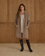 Load image into Gallery viewer, RYLEE + CRU PRESLEY LONGLINE COAT | CAMEL