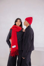 Load image into Gallery viewer, THE STOCKHOLM SCARF - 100% RECYCLED || CRIMSON RED