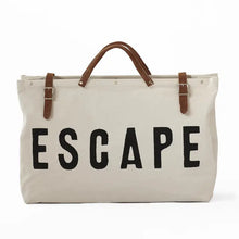 Load image into Gallery viewer, Escape Canvas Utility Bag || NATURAL