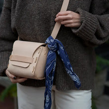 Load image into Gallery viewer, LEATHER SADDLE BAG || NATURAL