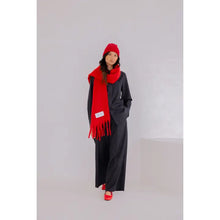 Load image into Gallery viewer, THE STOCKHOLM SCARF - 100% RECYCLED || CRIMSON RED