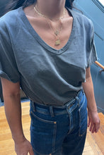 Load image into Gallery viewer, LE BON SHOPPE ORGANIC COTTON LA VIE TEE || VINTAGE BLACK