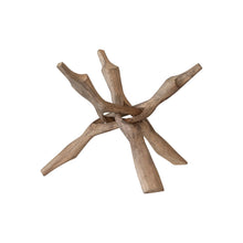 Load image into Gallery viewer, RECLAIMED WOOD FOLDING POT STAND