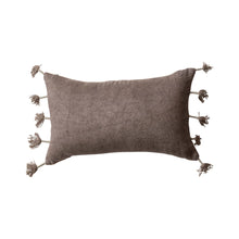 Load image into Gallery viewer, 20" x 12" COTTEN VELVET LUMBAR PILLOW