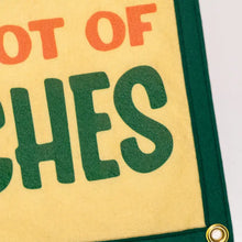 Load image into Gallery viewer, OXFORD PENNANT PLANT A LITTLE GARDEN EAT A LOT OF PEACHES || JOHN PRINE