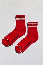 Load image into Gallery viewer, LE BON SHOPPE EMBROIDERED GIRLFRIEND SOCKS || SCARLETT + HEART