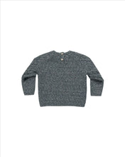 Load image into Gallery viewer, SALE - QUINCY MAE KNIT SWEATER || HEATHERED INDIGO