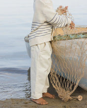 Load image into Gallery viewer, RYLEE & CRU SHAWL CARDIGAN NATURAL & MARINE