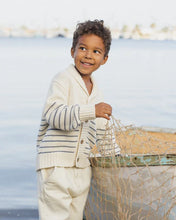 Load image into Gallery viewer, RYLEE & CRU SHAWL CARDIGAN NATURAL & MARINE