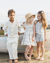 Load image into Gallery viewer, RYLEE & CRU SHAWL CARDIGAN NATURAL & MARINE