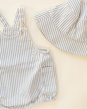 Load image into Gallery viewer, RYLEE & CRU LOU ROMPER RAILROAD STRIPE