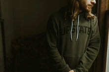 Load image into Gallery viewer, SUGARFOOT UPSTATE HOODIE || OLIVE + BLACK