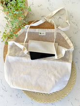 Load image into Gallery viewer, ORGANIC HALF MESH MARKET TOTE