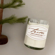 Load image into Gallery viewer, TRIM WINE BOTTLE SOY CANDLES - FRASER FIR