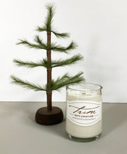 Load image into Gallery viewer, TRIM WINE BOTTLE SOY CANDLES - FRASER FIR