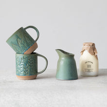 Load image into Gallery viewer, STONEWARE CREAMER || GREEN
