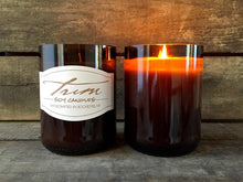 Load image into Gallery viewer, TRIM WINE BOTTLE SOY CANDLES - FALL HARVEST