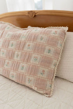 Load image into Gallery viewer, NEW GRAIN  PATCHWORK PILLOWCASE || FLEUR
