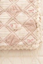 Load image into Gallery viewer, NEW GRAIN PATCHWORK BLANKET || BOW
