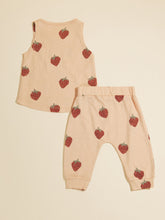 Load image into Gallery viewer, SALE - RYLEE + CRU TANK + PANT SLOUCH SET || STRAWBERRIES
