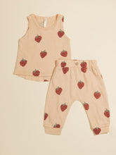 Load image into Gallery viewer, SALE - RYLEE + CRU TANK + PANT SLOUCH SET || STRAWBERRIES
