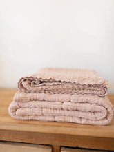 Load image into Gallery viewer, NEW GRAIN QUILTED BABY BLANKET || PETAL
